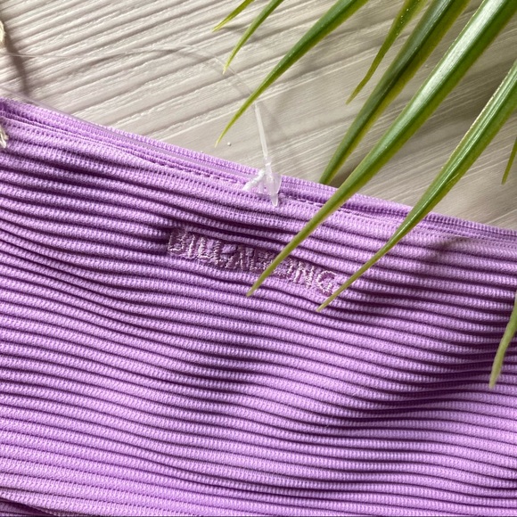 Billabong 💜 Tanlines Maui High Rise Cheeky Lilac Bikini Bottoms 👙🍉🌺🍹🍍👒🌴 - Picture 9 of 11